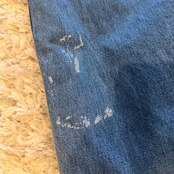Vintage Levi’s SilverTab Jeans 42x32 Baggy Y2K Side Stripe Paint Splatter USA - Picture 8 of 12